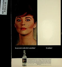 1961 Wolfschmidt's Vodka Woman Vintage Print Ad 7886