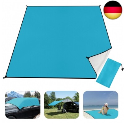 Übergroße Stranddecke Mit Wal-Motiv – Sanddicht & Wasserabweisend, 270 X 205 Cm, Mit Ecktaschen