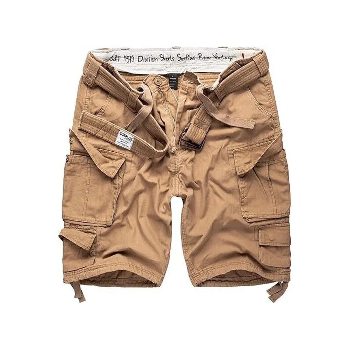 SURPLUS DIVISION SHORTS Mens Army Style Cargo Combat Heavy Duty