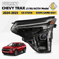 Headlight w/LED DRL Projector For 2024-26 Chevy Trax LT RS Active Left Driver