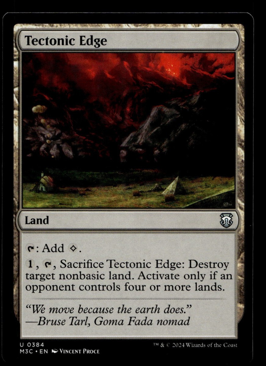 マジック：ザ・ギャザリング Tectonic Edge #384 MTG Modern Horizons 3 NM X1 | eBay