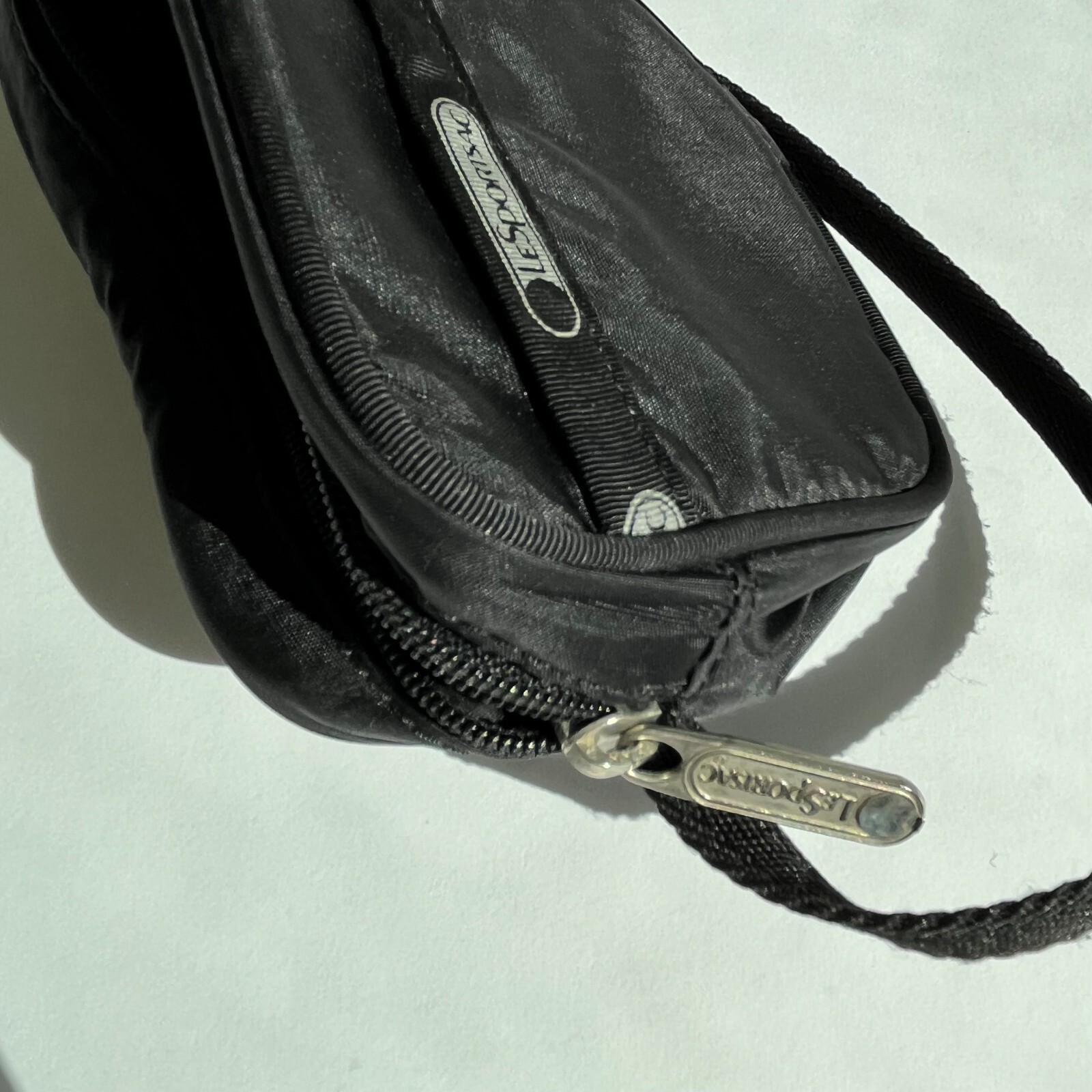 Lesportsac black rectangular camera-shaped should… - image 9