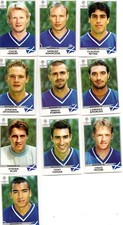 Rangers  10 European Panini card's/Stickers