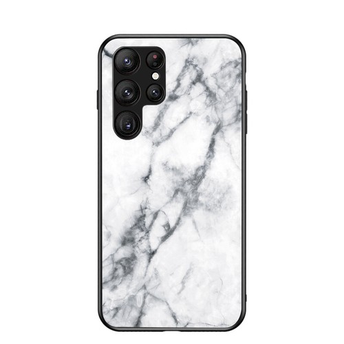 For Samsung Galaxy S25 S24 S23 S22 S21 Luxury Tempered Glass Marble Pattern Case - Picture 17 of 17
