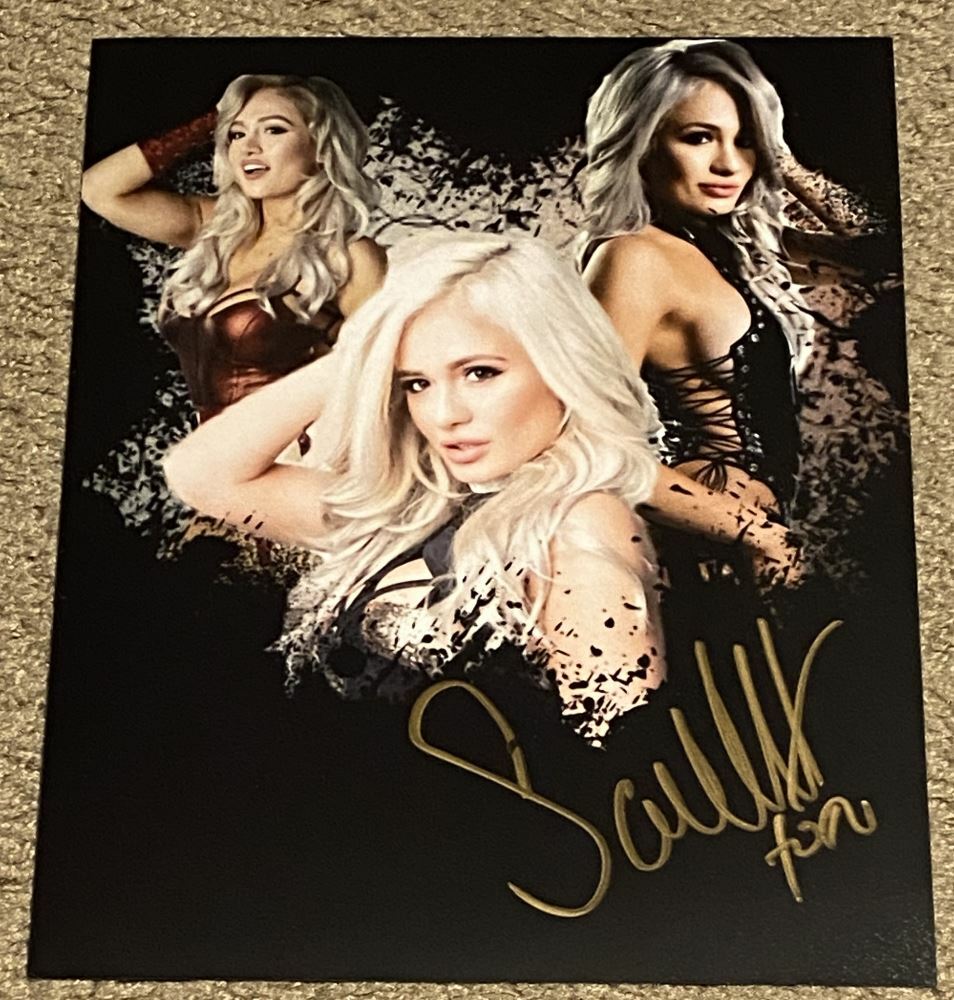 SCARLETT BORDEAUX Signed Autographed Custom EDIT 8x10 Photo TNA