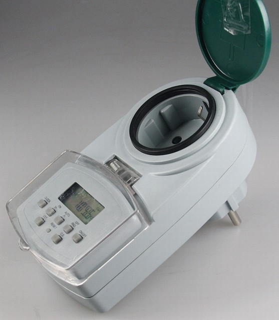 Unitec 48436 Wochenzeitschaltuhr Mini Mit Digitaler Anzeige Fur Den Aussenberei Gunstig Kaufen Ebay