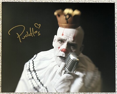 Mike Geier Signed In Person Puddles Pity Party 8x10 Color Photo - Clown