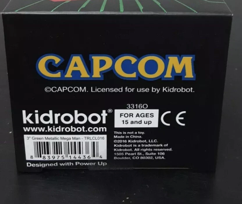 Kidrobot x Mega Man 3" Verde Metálico Exclusivo Vacaciones Caja No Ciego NUEVO 🔥 Foto 4 de 4