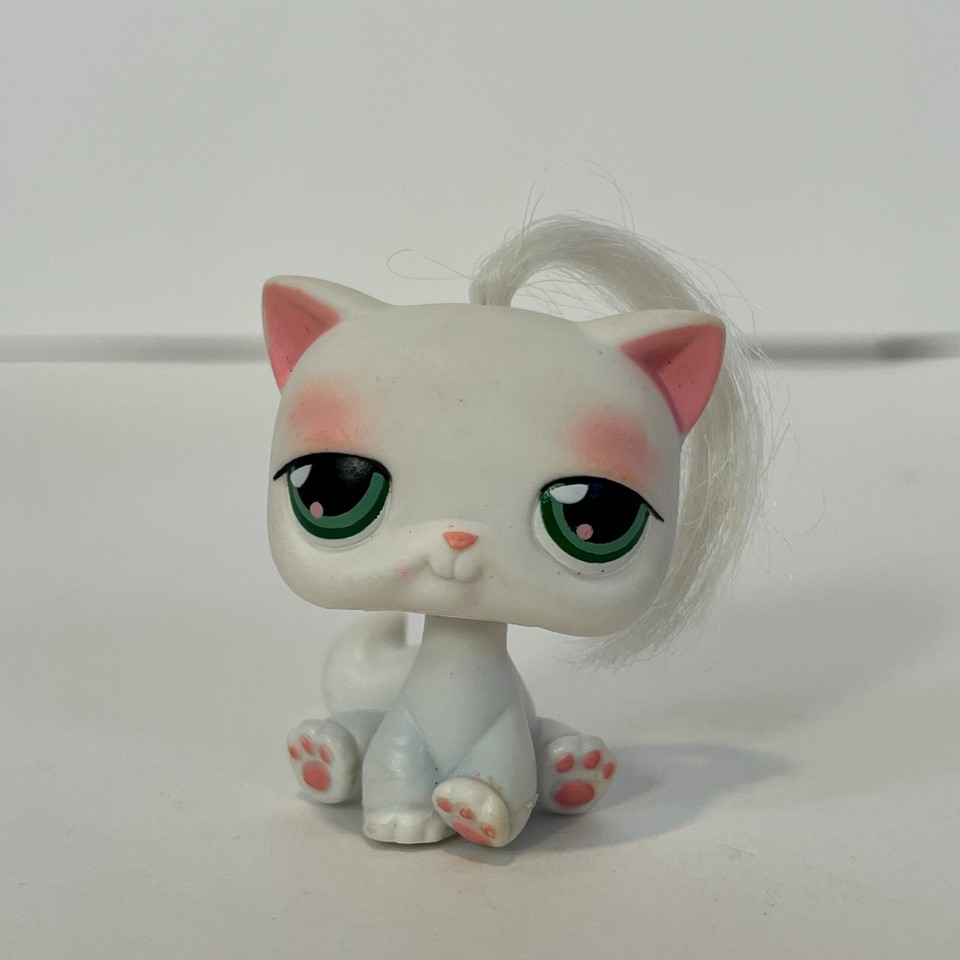 148 White Cat Littlest Pet Shop LPS Toy eBay