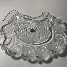 Studio Nova Crystal Deviled Egg Platter 14x10”