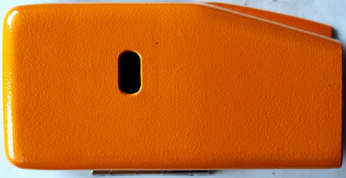 Abdeckung für Nähmaschine DORINA Typ 602 orange mit Scharnier