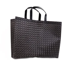 Black 3D Design Shopper Bingo Beach Tote Bag Big Handbag Purse Diaper Grocery 