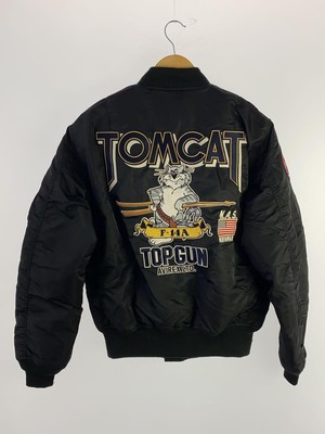 Avirex Tomcat Ma-1/Flight Jacket/L/Nylon/Blk/783-3952033 | eBay