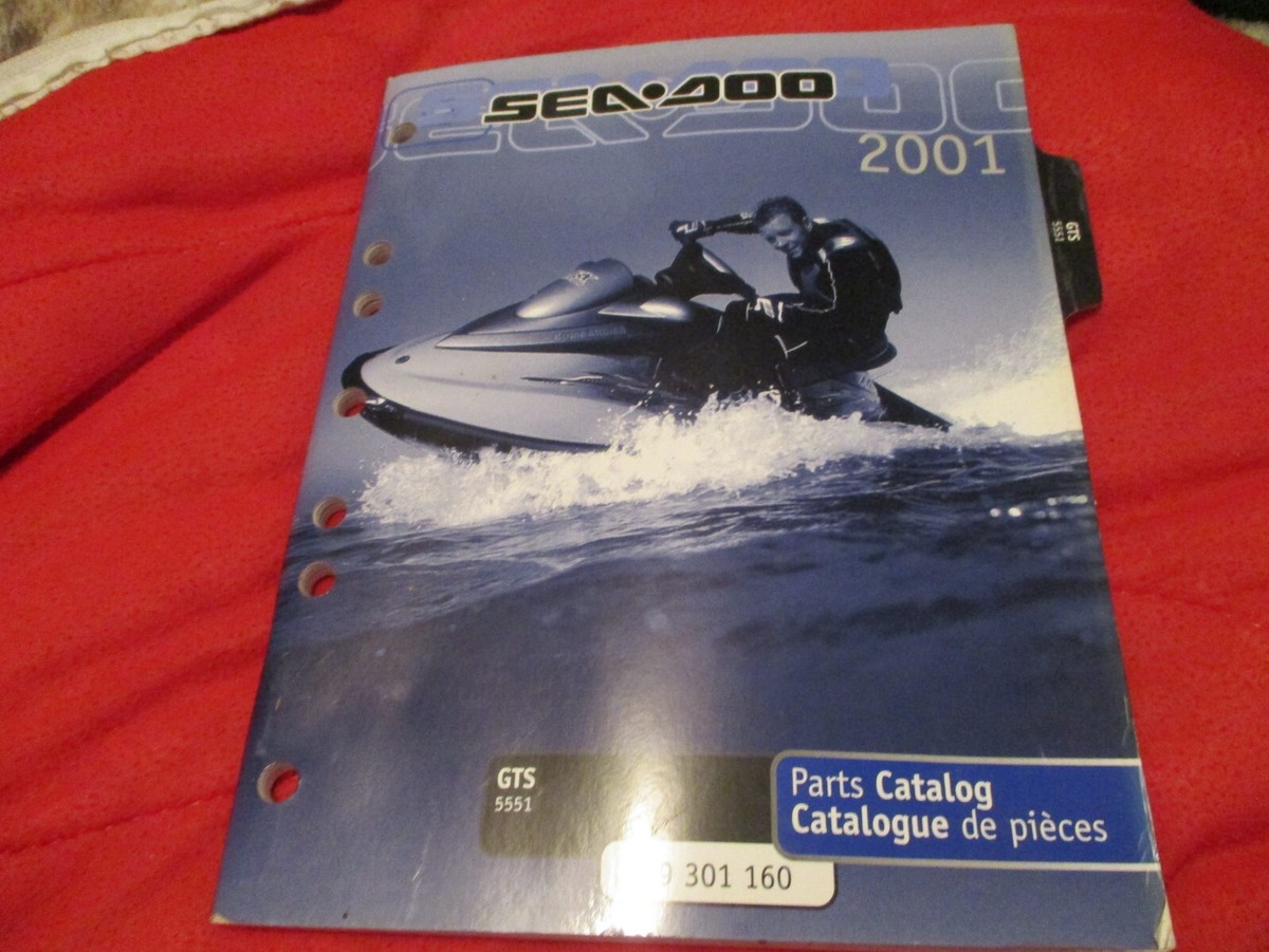2001 Sea doo gts 5551 jet ski parts catalog manual | eBay