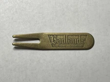 Vintage Rare Badlands Golf Club Brass Golf Divot Tool - Las Vegas NV - A Beauty!