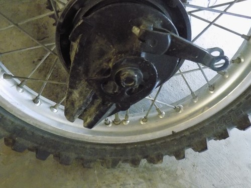1996 XR 200 R HONDA FRONT TIRE & RIM 80/100/20 200R 200CC - Bild 3 von 4