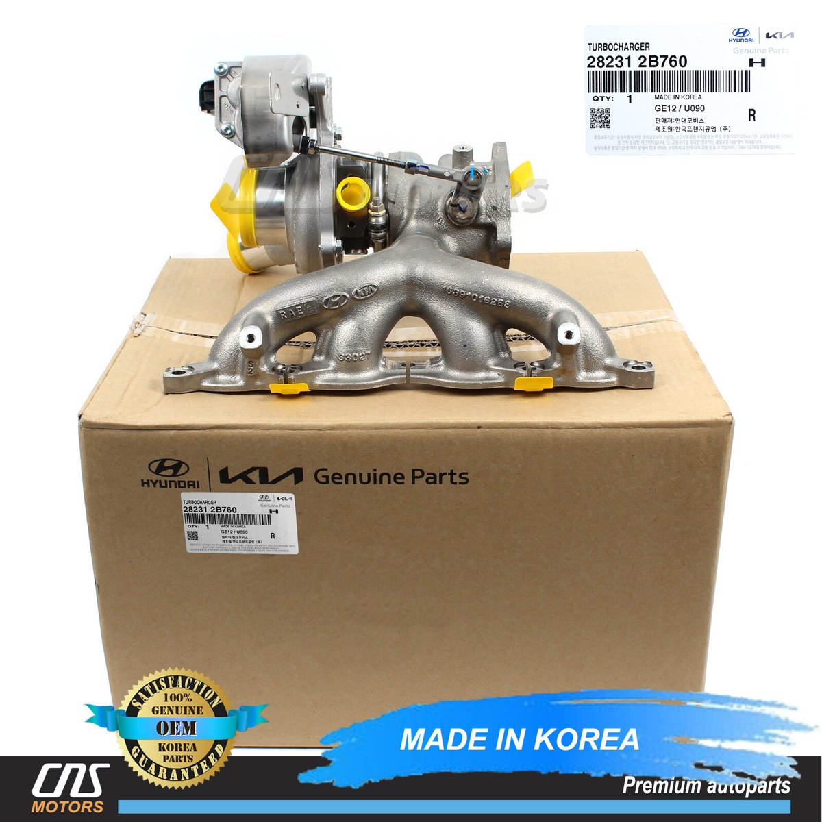 ⭐Genuine⭐Turbocharger For 2016-2018 Hyundai Tucson 1.6L