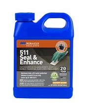 Miracle Sealants 511 Seal and Enhance Quart Clear Stain Protection Interior E...
