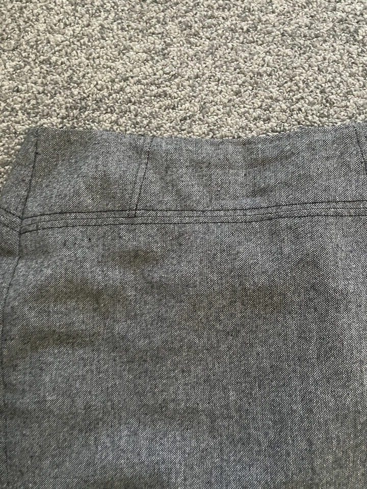 Falda de tweed elástica New York Company forrada abertura talla 6 Foto 2 de 4