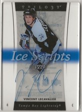 2005 2005-06 Upper Deck Trilogy Ice Scripts #ISVL Vincent Lecavalier Tampa Bay