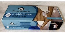 Benny Bradley's Invisible Baby Proofing Cabinet Latch Locks 10 Pack