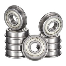 10-30pcs F698ZZ Flanged Ball Bearing 8x19x6mm Steel Bearings Double Shielded NEW