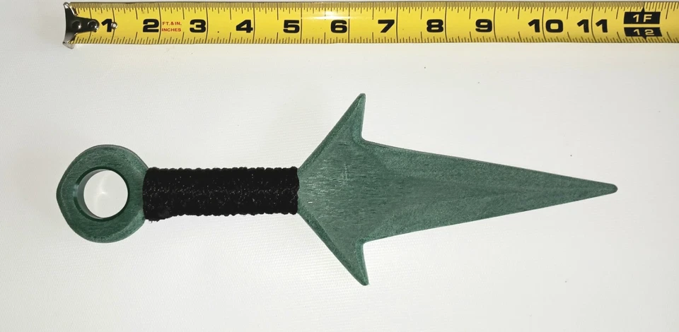 Par de cuchillos de entrenamiento Ninja Kunai cuchillos jade polipropileno artes marciales ninjutsu Foto 3 de 3