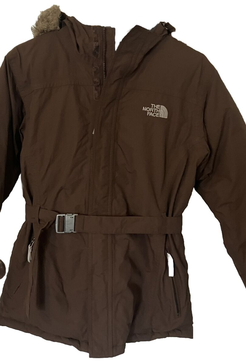 ladies north face hyvent jacket, Coat, Brown With Belt Faux ladies north face hyvent jacket, Coat, Brown With Belt Faux
