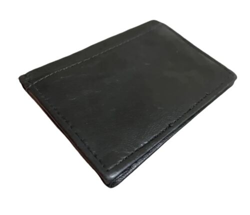 Dsquared2 Black Genuine Leather Bifold Credit Card Cash Money Holder Wallet - Picture 3 of 10