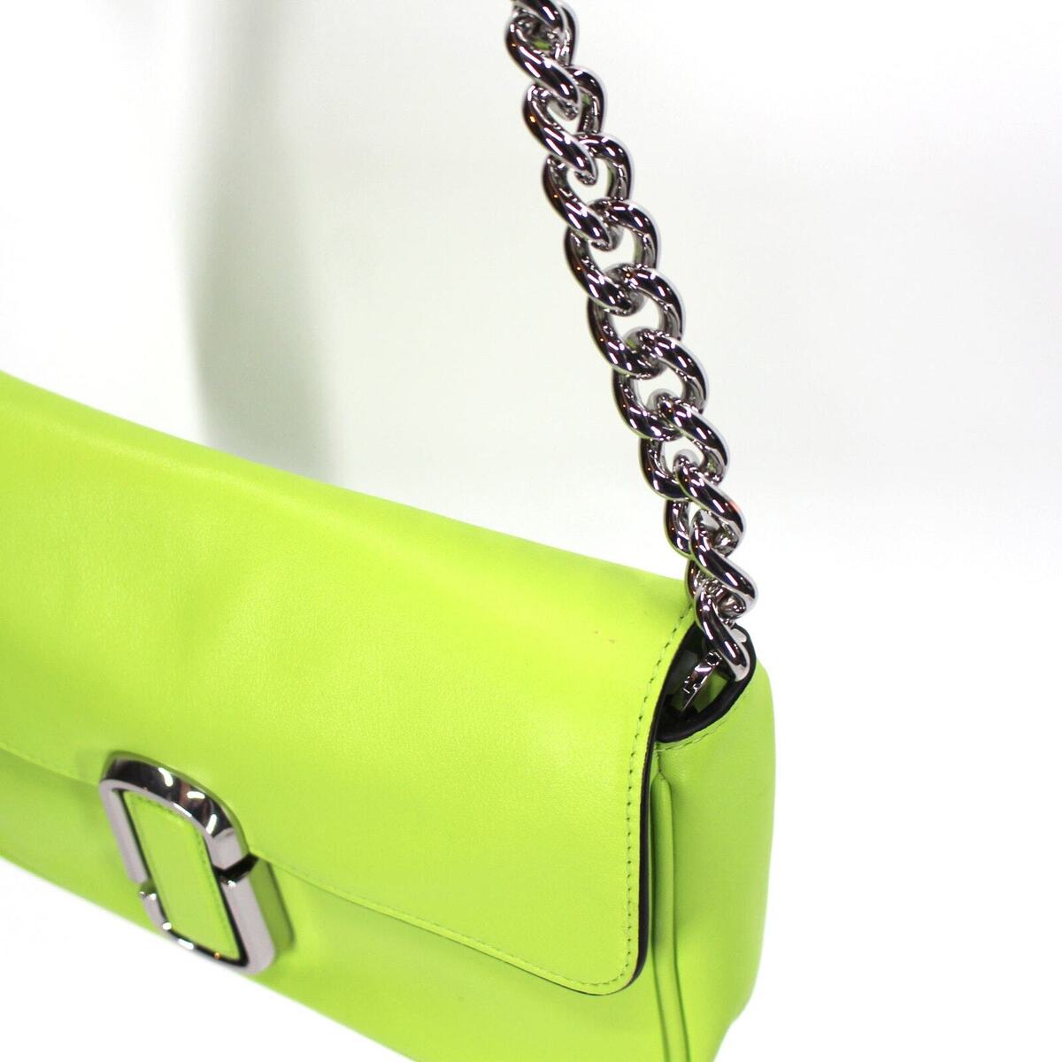 Marc Jacobs The J Marc Flap Top Lime Green Chainlink Marc Jacobs The J Marc Flap Top Lime Green Chainlink