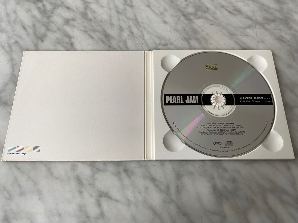 Pearl Jam Last Kiss CD Single Digipak Orig. 1999 Epic 34K 79197