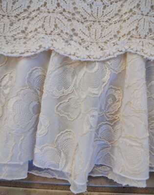 Giamba By Giambattista Valli Skirt Floral Print Lace Tiered Ruffles RRP  965