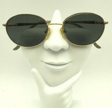 Vintage Diane Von Furstenberg 1565 Pink Gold Metal Oval Sunglasses FRAMES ONLY