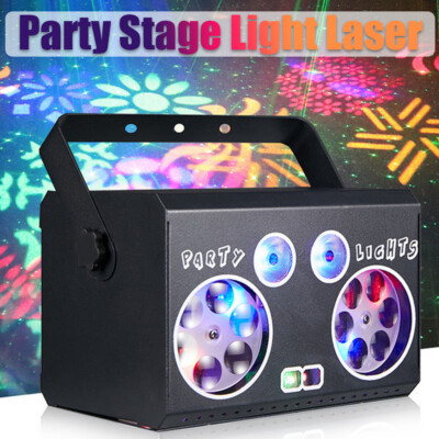 DJ Disco Party Stage Light Laser Projector RGB LED KTV Club Show Lighting