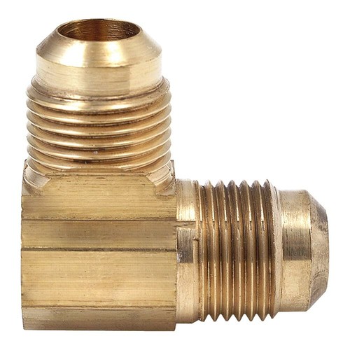 Thrifco 4401145 #49 1/4" Flare x 1/8" MIP Brass 90 Degree Elbow
