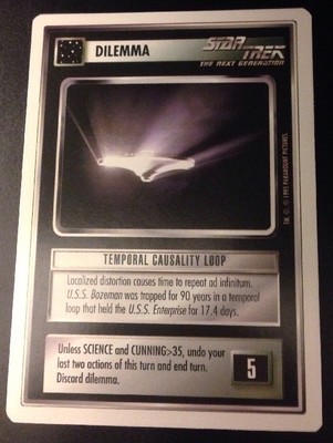 Star Trek CCG Premiere WB Unlimited Temporal Casualty Loop