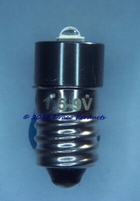 Bright LED 5W E10 Screw Base All Polarity Bulb for 3V Realist ViewMaster Viewers