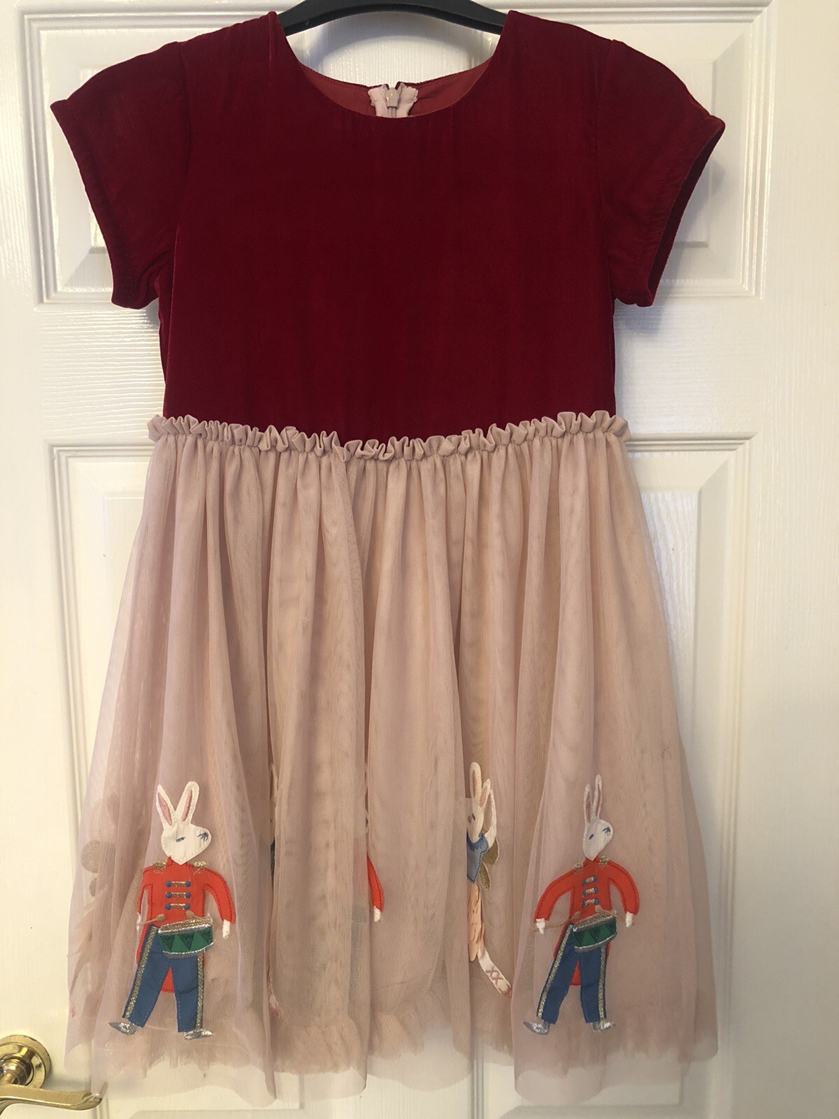 Mini Boden Nutcracker Dress Age 9-10 Years Rare Party Dress Stunning! image 2