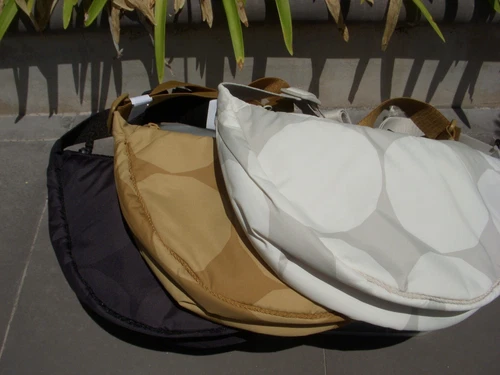 Uniqlo x Marimekko Round Mini Shoulder Bag, Pick Dark Gray, Light Gray or Beige