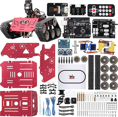 ELEGOO Smart Robot Tank Kit Kompatibel Mit Arduino IDE Elektronik Baukasten Mit 