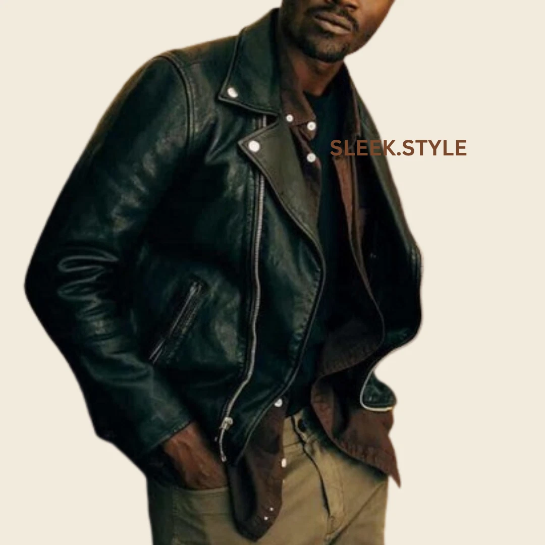 New Luxurious Genuine Lambskin Mens Leather Jacket Modern Wear Motorcycle Soft