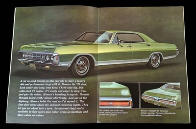 DODGE MONACO V8 Oldtimer Prospekt Brochure USA 1970 80