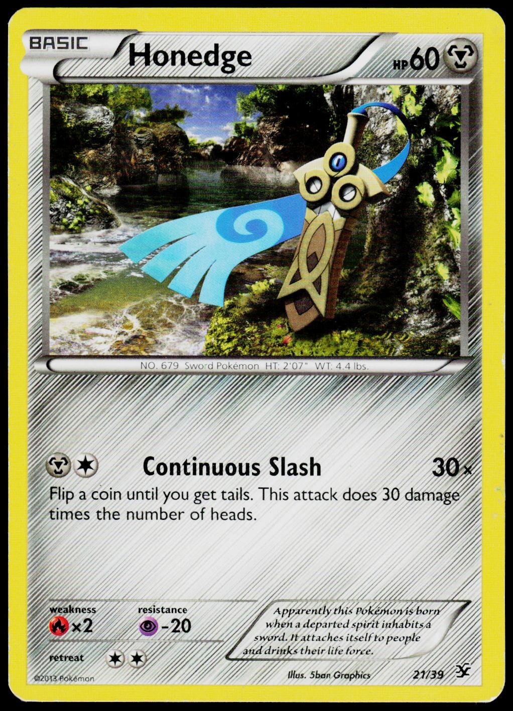 Honedge 21 Kalos Starter Set - Pokemon NM/M