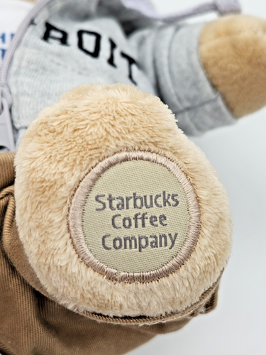 Starbucks 2006 Local Detroit Hoodie Bearista Bear Hometown Special Edition - Picture 13 of 15