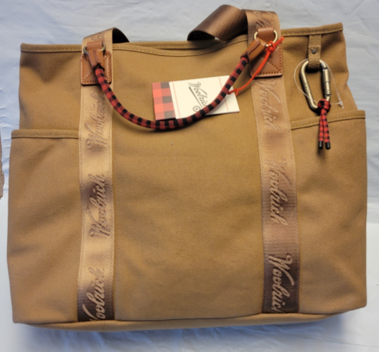 Woolrich X Target Large Khaki Brown Canvas Tote Bag Sold Out