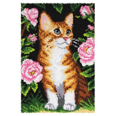 Orchidea Knüpfset: Teppich: Katze