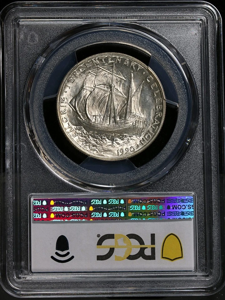 1921 Pilgrim Commem Half Dollar PCGS MS65 Great Eye Appeal Strong Strike - Image 4 of 4