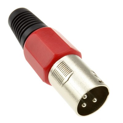 XLR 3 Pin Stecker Mikrofon Lötanschluss Stecker Ende für 8mm Kabel