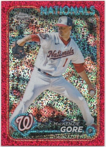 MacKenzie Gore 2024 Topps Chrome Baseball Magenta Speckle Refractor /350 #94 - Bild 1 von 2