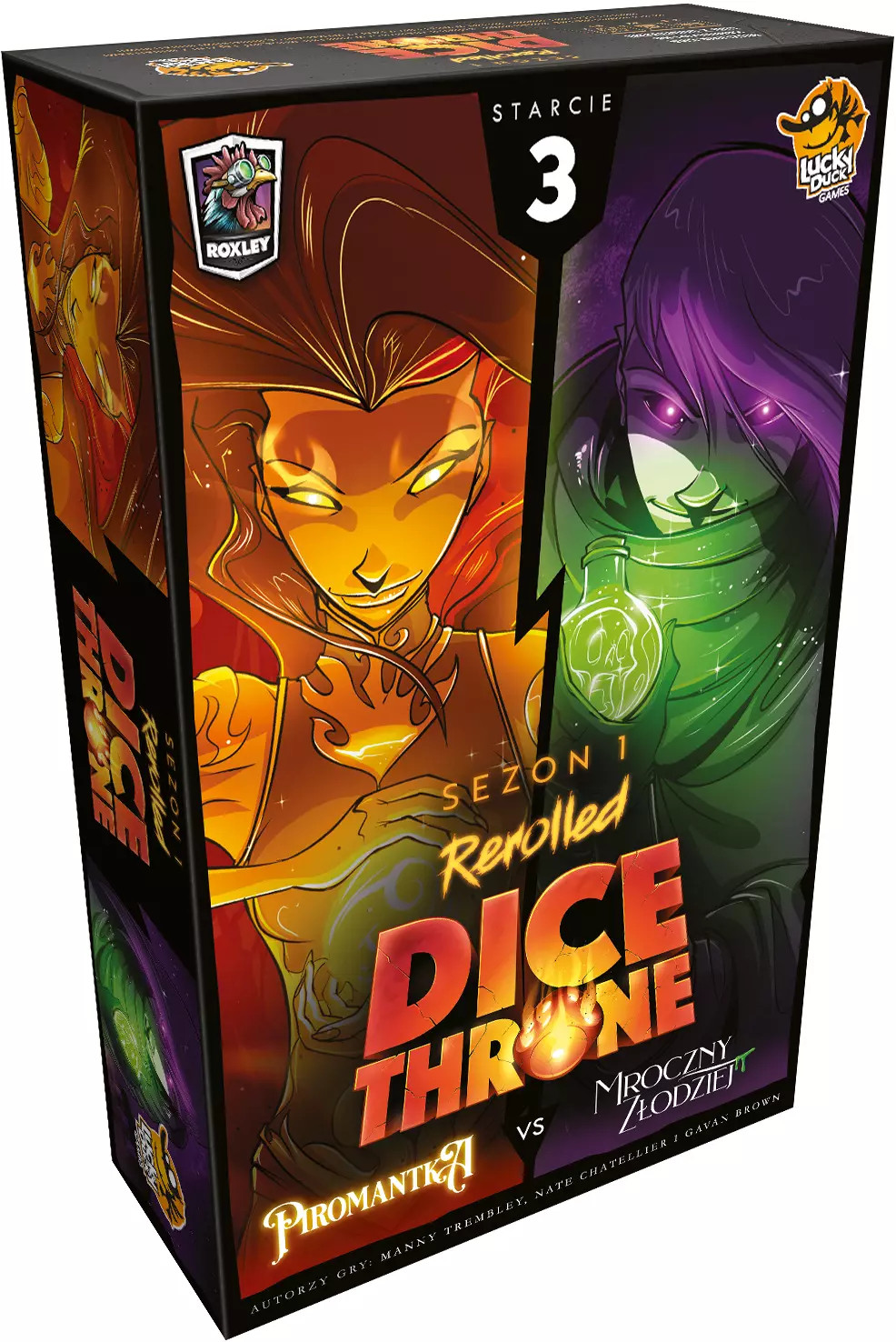 787790587194 Dice Throne. Starcie 3. Piromantka vs Zodziej Lucky Duck Games